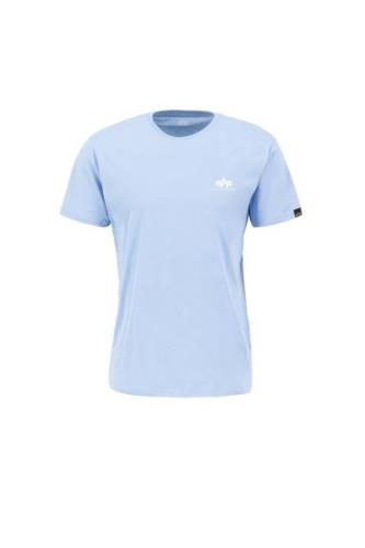 ALPHA INDUSTRIES Bluser & t-shirts  lyseblå / hvid
