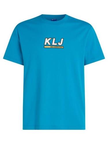 KARL LAGERFELD JEANS Bluser & t-shirts  blå / gul / hvid