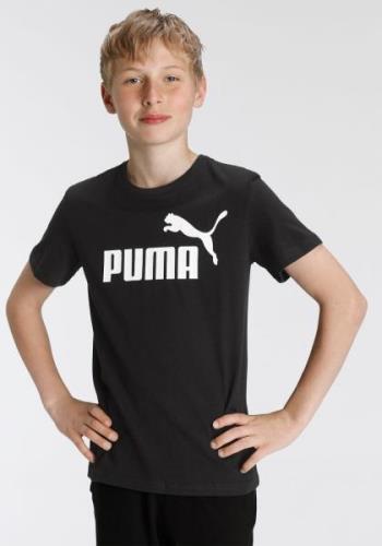 PUMA Shirts 'Essentials'  sort / hvid