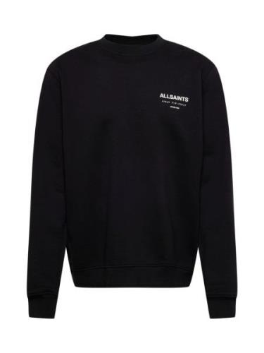 AllSaints Sweatshirt  sort / hvid