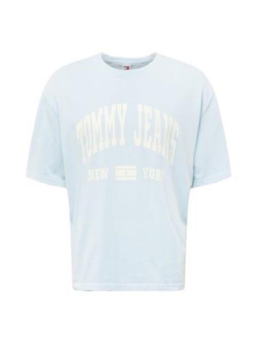 Tommy Jeans Bluser & t-shirts 'VARSITY'  lyseblå / hvid