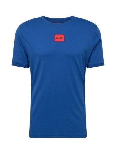 HUGO Bluser & t-shirts 'Diragolino212'  ultramarinblå / rød / sort