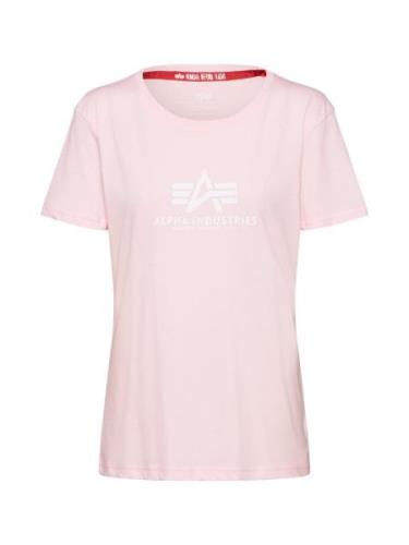 ALPHA INDUSTRIES Shirts  lyserød / hvid