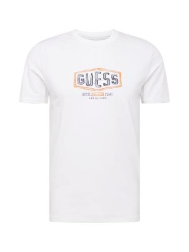 GUESS Bluser & t-shirts  dueblå / orange / sort / hvid