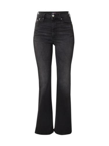 Tommy Jeans Jeans 'SYLVIA HIGH RISE FLARE'  mørkeblå / knaldrød / blac...