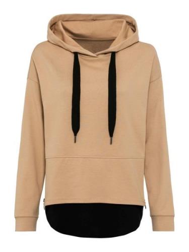 heine Sweatshirt  camel / sort