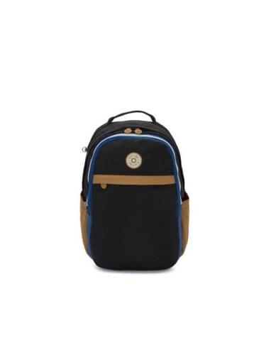 KIPLING Rygsæk 'Xavi'  navy / cognac / hvid