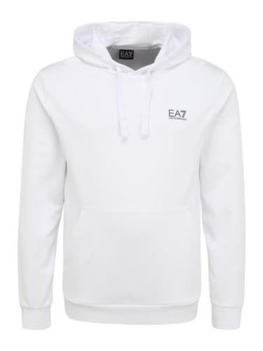 EA7 Emporio Armani Sweatshirt 'Felpa'  sort / hvid