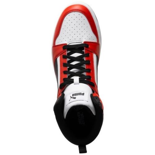 PUMA Sneaker high 'Rebound V6'  rød / sort / hvid