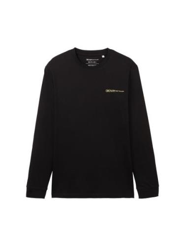 TOM TAILOR DENIM Bluser & t-shirts  lysegul / grå / mørkegrå / sort