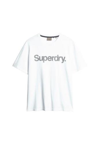Superdry Bluser & t-shirts  grå / hvid