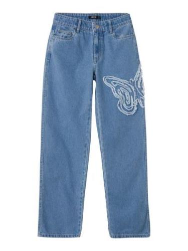 NAME IT Jeans  blue denim / hvid