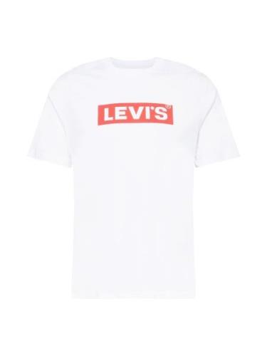 LEVI'S ® Bluser & t-shirts 'SS Relaxed Fit Tee'  rød / hvid