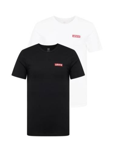 LEVI'S ® Bluser & t-shirts '2 Pack Crewneck Graphic'  rød / sort / hvi...