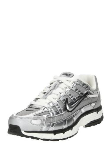 Nike Sportswear Sneaker low 'P-6000'  sort / sølv / offwhite