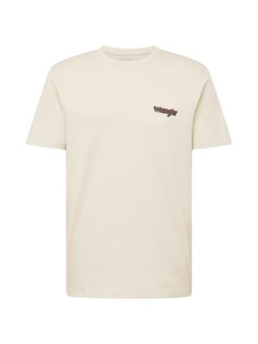 WRANGLER Bluser & t-shirts  antracit / mørkerød / offwhite