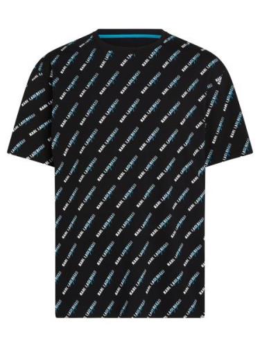 Karl Lagerfeld Bluser & t-shirts  blå / sort / hvid