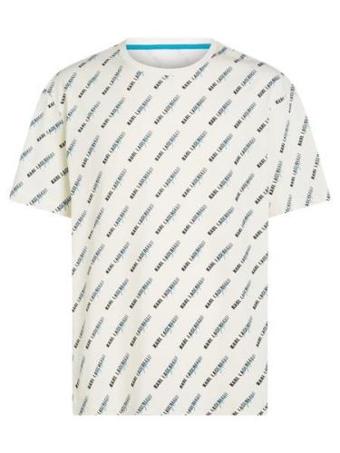 Karl Lagerfeld Bluser & t-shirts  blå / sort / hvid