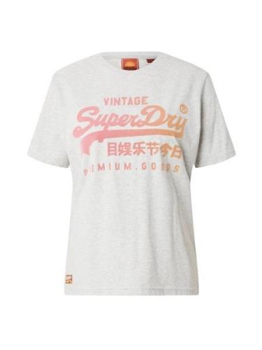 Superdry Shirts  grå-meleret / orange