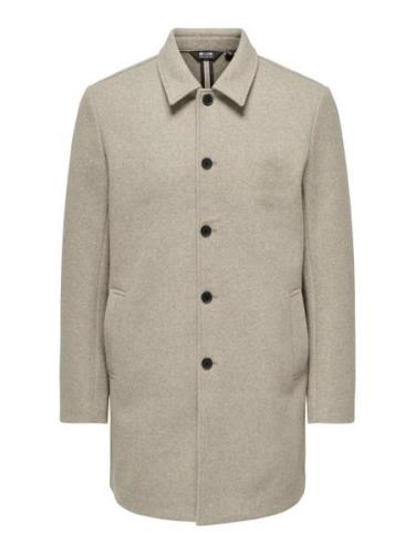 Only & Sons Overgangsfrakke 'ADAM'  beige