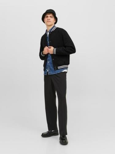 JACK & JONES Overgangsjakke 'Zac'  sort / hvid