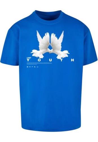 Lost Youth Bluser & t-shirts 'Dove'  royalblå / grå / hvid