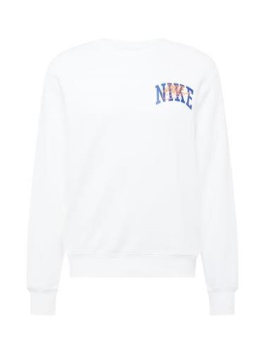 Nike Sportswear Sweatshirt 'CLUB BB ARCH GX'  blå / orange / hvid