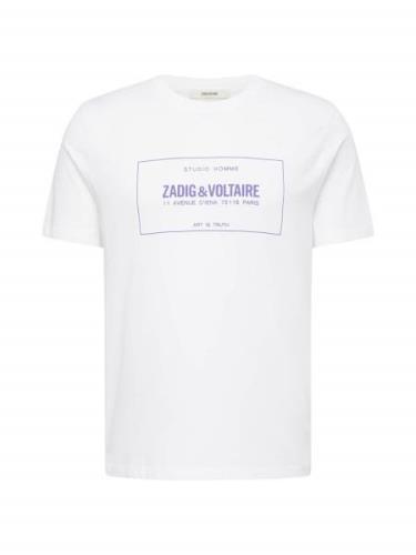 Zadig & Voltaire Bluser & t-shirts 'BLASON GUM'  lilla / hvid