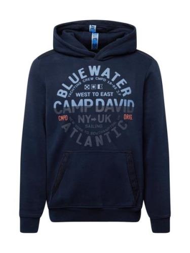 CAMP DAVID Sweatshirt  navy / lyseblå / grafit / blodrød