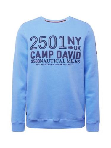 CAMP DAVID Sweatshirt  blå / natblå