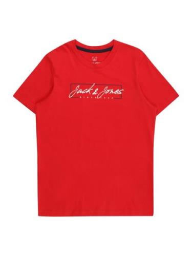 Jack & Jones Junior Shirts 'ZURI'  rød / sort / hvid