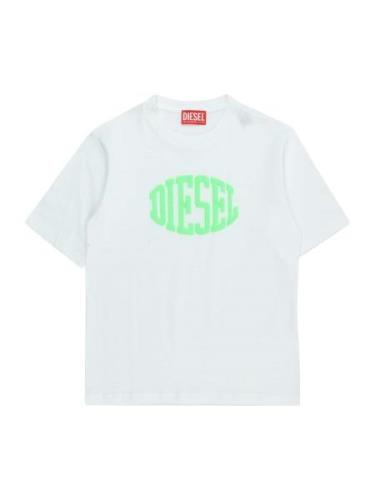DIESEL Shirts  neongrøn / hvid