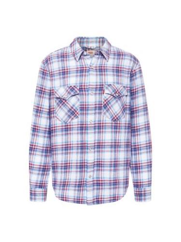 LEVI'S ® Skjorte 'Relaxed Fit Western'  blå / rød / hvid
