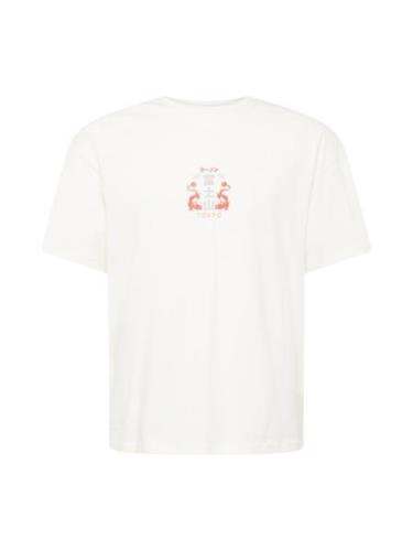 JACK & JONES Bluser & t-shirts 'BRADLEY OCCASION'  creme / gul / lilla...