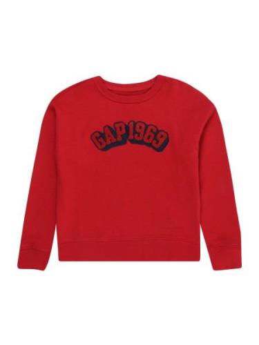 GAP Sweatshirt '1969'  rød / sort