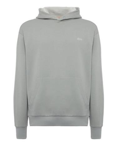 Boggi Milano Sweatshirt  lysegrå / hvid