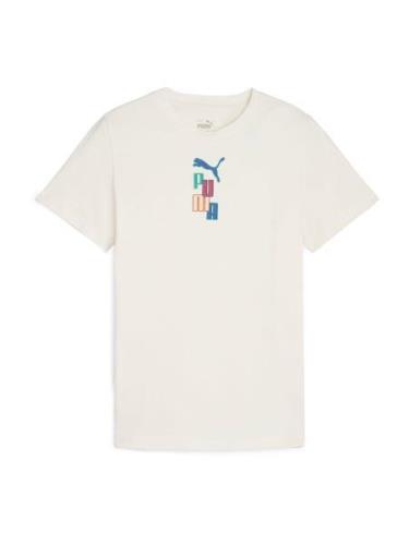 PUMA Shirts 'READY SET BETTER'  blandingsfarvet / naturhvid