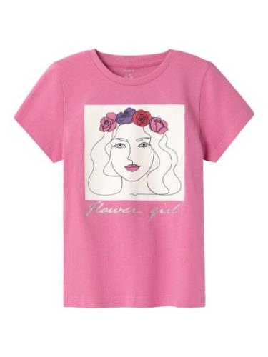 NAME IT Bluser & t-shirts 'BEATE'  lysebeige / brombær / lys pink / sø...