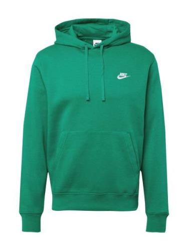 Nike Sportswear Sweatshirt 'CLUB'  grøn / hvid