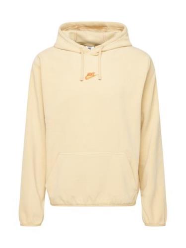 Nike Sportswear Sweatshirt 'CLUB POLAR FLC'  beige / orange