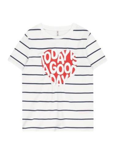 KIDS ONLY Bluser & t-shirts 'SENNA'  marin / rød / hvid