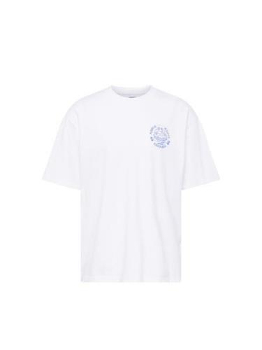 EDWIN Bluser & t-shirts  royalblå / hvid