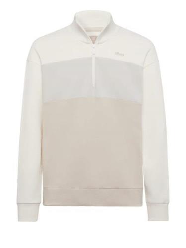 Boggi Milano Sweatshirt  beige / grå / hvid