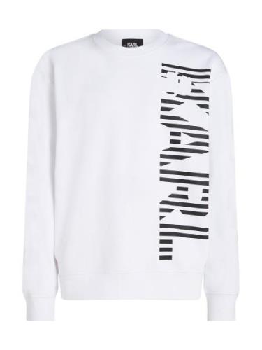 Karl Lagerfeld Sweatshirt  sort / hvid