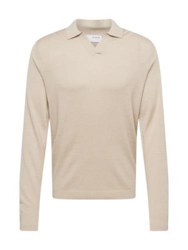 SELECTED HOMME Pullover 'TOWN'  sand