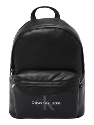 Calvin Klein Jeans Rygsæk 'CAMPUS BP40'  basalgrå / sort / hvid
