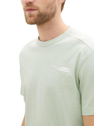 TOM TAILOR Bluser & t-shirts  pastelgrøn / hvid