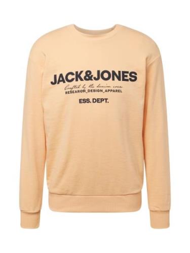 JACK & JONES Sweatshirt 'GALE'  abrikos / sort