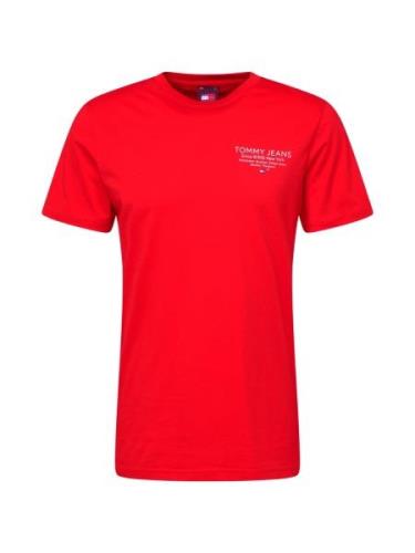 Tommy Jeans Bluser & t-shirts 'Essential'  navy / rød / hvid