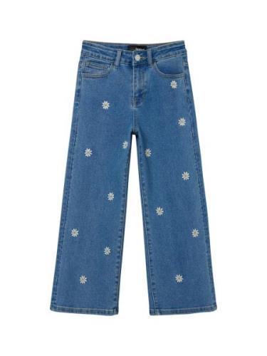 Desigual Jeans  blue denim / gul / hvid